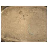 Vintage Silverplated Footed Base Serving Tray with Ornate Design - Old English by Poole