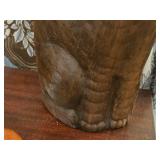 Handmade Ceramic Figural Cat Statue 13"