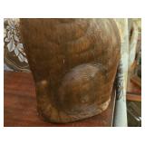 Handmade Ceramic Figural Cat Statue 13"