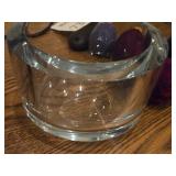 Strombergshyttan (Swedish) Mid Century Modern Art Glass Bowl