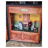 Battery-Powered Lighted Miniature Bathroom - Tierneys Tiny Tiles Nancy Froseth