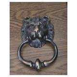 Lion Head theme Brass Door Knocker