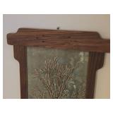 Tree in Winter theme Decorative Ceramic Art Tile Décor | Wood Framed by North Prairie Tileworks
