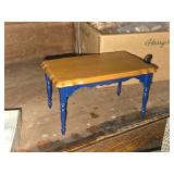 Lot of  Miniature Doll House Accessories - Small Piano, Tables, Figurines, Lamps, Small Housewares, Home Décor, Books, Dining Side Chairs, Wall Clocks, Croquet Set and more