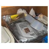 Lot of  Miniature Doll House Accessories - Children Figurines, Baby Bassinet, Bath Tubs, Stove, Victorian Style Sofa, Baby Grand Piano, Buffet, Wardrobe, Grandma and more