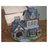 Partylite Candle Shoppe Tealight House #1 Olde World Village Collection Collectible House P7315 (in original packaging)