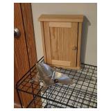 (1) Butterfly theme Metal Trinket Dish 9"x6", (1) Unfinished Pine Key Holder Box 8"x10"