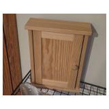 (1) Butterfly theme Metal Trinket Dish 9"x6", (1) Unfinished Pine Key Holder Box 8"x10"