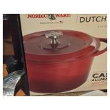 6.5-Quart Cast Aluminum Dutch Oven - Pro Cast Traditions by Nordic Ware (USA) (in original packaging)