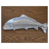 Wilton Armetale RWP Fish theme Pewter Serving Platter 22" x 9"