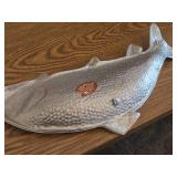 Wilton Armetale RWP Fish theme Pewter Serving Platter 22" x 9"