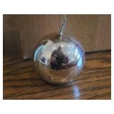 (2) 3" Partylite Ball Candles Honeydew / Mint, (9) 1-1/2"D Silver Ball Candles (in original packaging)