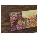 (2) 16"x6" Rectangle Serving Platters, (1) Cornocopia Décor 12"Lx6"D