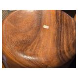 Lot of (2) Mid Century Modern Teak / Acacia Wood Serving Bowls
