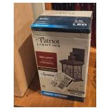 Royal Rusted Finish Clear Seeded Glass Wall Lantern by Patriot Lighting (in original packaging)