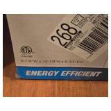 Royal Rusted Finish Clear Seeded Glass Wall Lantern by Patriot Lighting (in original packaging)