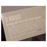 Coffee Mug Set (signed artwork design by Jan Vincents Johannessen) 2-pack - Kunsten A Leve by Porsgrund (in original packaging)