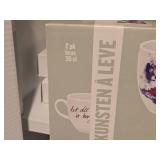 Coffee Mug Set (signed artwork design by Jan Vincents Johannessen) 2-pack - Kunsten A Leve by Porsgrund (in original packaging)
