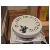 Lot of (3) Village Gourmet Ceramic Brie Baker 2-piece (in original packaging)