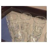 Glass Old Fashioned Tumbler with Square Base Set of 7