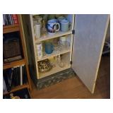 Georgian townhouse-inspired Doll House Wooden Cabinet 1-door/3-shelf