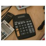 Lot of (6) Desk Calculators - Canon Paper Printers P23-DHV (x2), Casio, Texas Instruments TI-5045SV,