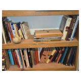 Lot of (1 Shelf) - Monet, Brain, Various Dolls, Mysterious Places, Alfred Hitchcock Books