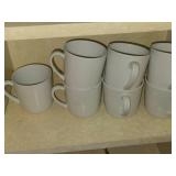 Lot of (8) Mugs by Arzberg (Germany)