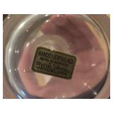 Special Crystal Handblown Glass Decanter by Randsfjord Glassverk (Norway)