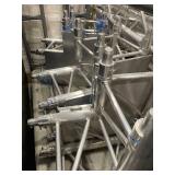 Stage Scaffolding/Frame (593408) Lot of 12 Beams And 4 Corner Connecting Pieces