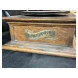 Antique Columbia Graphophone Wind-Up Phonograph with Large Horn