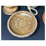 Collection of 7 Handcrafted Wooden and Woven Decorative Bowls and Baskets