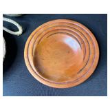 Collection of 7 Handcrafted Wooden and Woven Decorative Bowls and Baskets