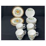 Vintage Minnesota Souvenir Tea Set Plates Saucers and Cups Collection