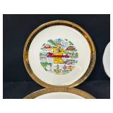 Vintage Minnesota Souvenir Tea Set Plates Saucers and Cups Collection