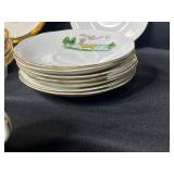 Vintage Minnesota Souvenir Tea Set Plates Saucers and Cups Collection