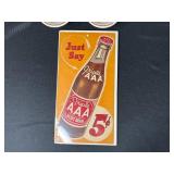 Collection of Airline China, Buffalo China Bowls, Vintage Root Beer Sign, Apple Jar, and Wooden Wall Shelves