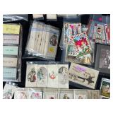 Collection of Vintage Holiday and Victorian Paper Ephemera and Cards