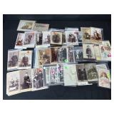 Collection of Antique and Vintage Cabinet Card Photos and Postcards