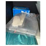 Mixed Lot of Hand Tools, Hardware, and Storage Supplies