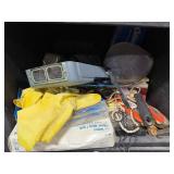 Mixed Lot of Hand Tools, Hardware, and Storage Supplies