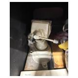 Mixed Lot of Hand Tools, Hardware, and Storage Supplies