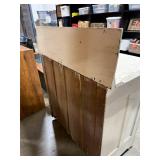 Antique White Painted Wooden Dresser with Three Drawers