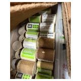 Collection of Sandpaper Rolls, Discs, and Abrasive Pads Assorted Grits
