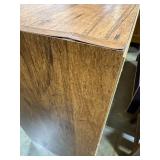 Wood and Glass Display Cabinet with Sliding Doors 50x29x16 in