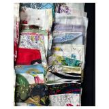 Collection of Vintage Printed Handkerchiefs Assorted Designs
