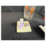 Vintage Souvenir Collectibles and Kitchenware Lot with Ceramic Tea Bag Holders and Miniatures