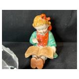 Collection of Vintage Figurines and Art Glass Including Florida Glass, Etched Pink Glass, and Crystal Paperweights