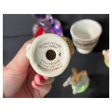 Vintage Rabbit Figurines, Bunnykins Mug, Nemadji Pottery Bowl & Decorative Collectibles Lot