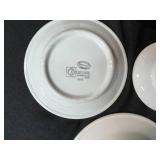 Collection of Vintage Porcelain Cups, Saucers, and Decorative Plates